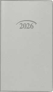 2026 Brunnen Taschenkalender 751 A6 silber