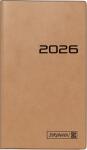 2026 Brunnen Taschenkalender 753 A6 braun