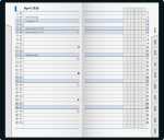 2026 Brunnen Taschenkalender 753 A6 Leder sw