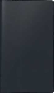 2026 Brunnen Taschenkalender 755 A6 quer Leder sw