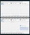 2026 Brunnen Taschenkalender 755 A6 quer Leder sw