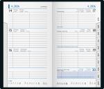 2026 Brunnen Taschenkalender 756 A6 Leder sw 4061947143508