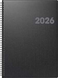 2026 Brunnen Buchkalender 763 A4 vulkansw 4061947143799