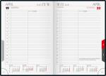 2026 Brunnen Buchkalender 765 A5 Leder sw