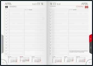 2026 Brunnen Buchkalender 765 A5 stratossilber