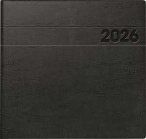 2026 Brunnen Buchkalender 766 210×205 mm sw 4061947143898