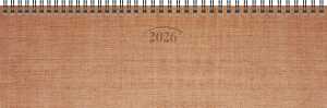 2026 Brunnen Querterminbuch 771 326×102 mm kupfer