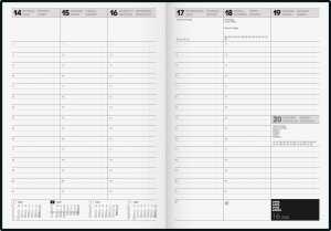 2026 Brunnen Buchkalender 781 A4 sw 4061947144277