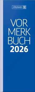 2026 Brunnen Vormerkbuch 784 108×297 mm Papier blau