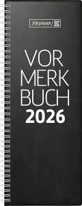 2026 Brunnen Vormerkbuch 784 108×297 mm sw