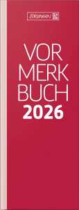 2026 Brunnen Vormerkbuch 785 108×297 mm Papier rot