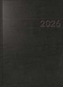 2026 Brunnen Buchkalender 787 A4 sw 4061947144390