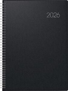 2026 Brunnen Buchkalender 787 A4 sw 4061947144444