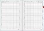 2026 Brunnen Buchkalender 789 A4 grau 4061947144468