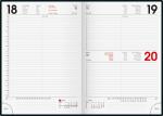 2026 Brunnen Buchkalender 795 A5 Leder sw