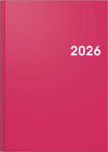 2026 Brunnen Buchkalender 795 A5 Papier pink