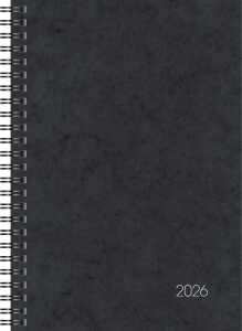 2026 Brunnen Buchkalender 796 A5 sw 4061947144796