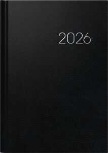 2026 Brunnen Buchkalender 796 A5 sw 4061947144963