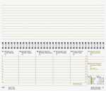 2026 Brunnen Querterminbuch 870 285×120 mm sw