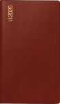2026 Rido Taschenkalender TM 17/contacter A6 quer bordeaux