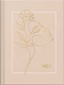 2026 Rido Taschenkalender Premium YL Mini „One Line“ A6 Papier