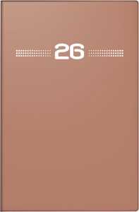 2026 Rido Taschenkalender partner/Industrie I A7 caramel