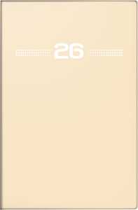 2026 Rido Taschenkalender partner/Industrie I A7 sand