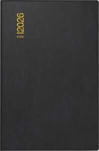 2026 Rido Taschenkalender Industrie II A7 sw