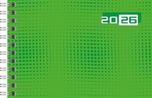 2026 Rido Taschenkalender Septimus A6 quer Papier grün