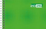 2026 Rido Taschenkalender Septimus A6 quer Papier grün