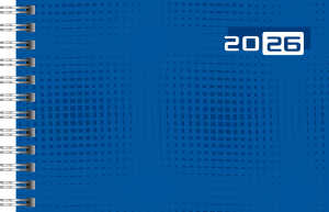 2026 Rido Taschenkalender Septimus A6 quer Papier blau