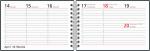 2026 Rido Taschenkalender Septimus A6 quer Papier blau
