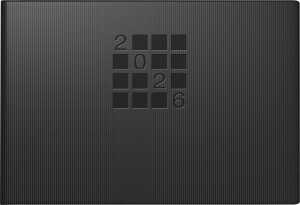 2026 Rido Taschenkalender Septimus A6 quer Papier sw