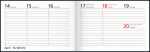 2026 Rido Taschenkalender Septimus A6 quer blau