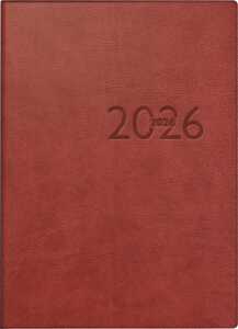 2026 Rido Taschenkalender perfect/Technik I A6 bordeaux 4003273789999