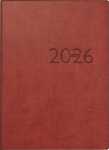 2026 Rido Taschenkalender perfect/Technik I A6 bordeaux...