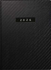 2026 Rido Taschenkalender perfect/Technik I „Carbon“ A6
