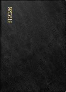 2026 Rido Taschenkalender Technik III A6 sw 4003273790087