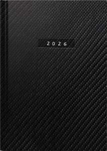 2026 Rido Buchkalender futura 2 „Carbon“ A5