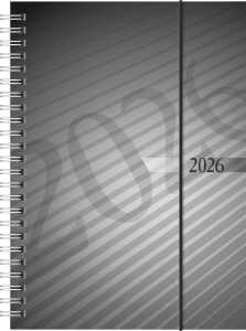 2026 Rido Buchkalender futura 2 A5 anthrazit