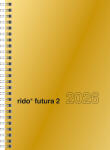 2026 Rido Buchkalender futura 2 A5 gold