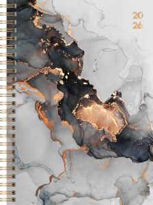 2026 Rido Buchkalender Premium YL „Marble“ A5 Papier