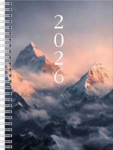 2026 Rido Buchkalender Timing 1 „Mountain“ A5 Papier