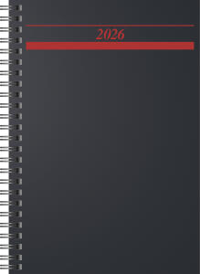 2026 Rido Buchkalender Timing 1 A5 sw 4003273790568