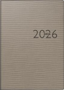 2026 Rido Buchkalender studioplan int. 168×240 mm grau 4003273790629
