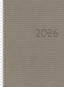 2026 Rido Buchkalender studioplan int. 168×240 mm grau 4003273790643