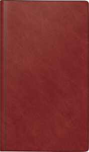 2026 Rido Buchkalender reise-merker 102×172 mm weinrot