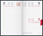 2026 Rido Buchkalender reise-merker 102×172 mm sw...