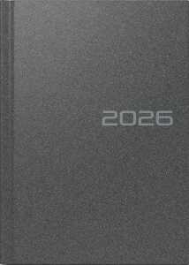 2026 Rido Buchkalender Mentor A5 grau