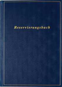 2026 Rido Reservierungsbuch A4 dunkelblau